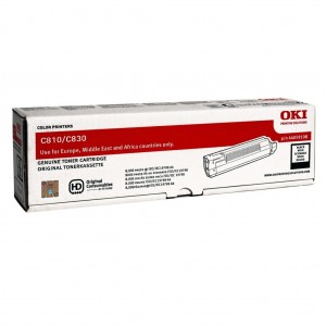 Toner OKI C830 Negro 8k